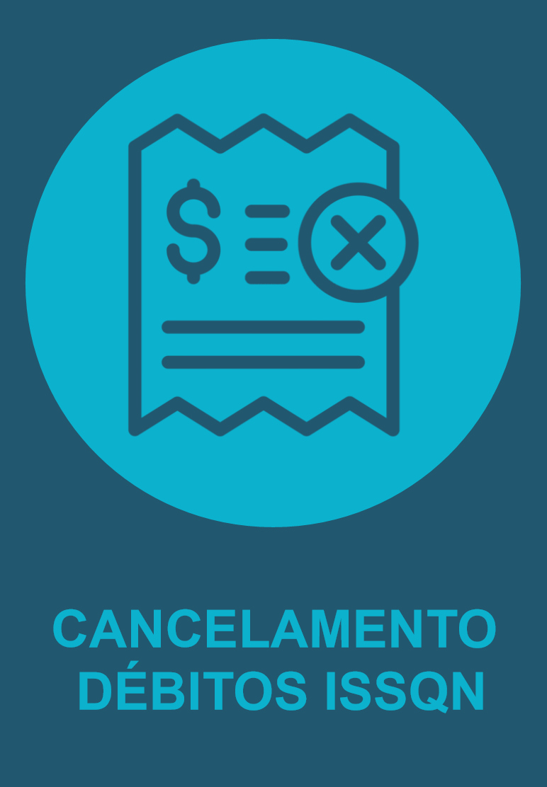 CANCELAMENTO DÉBITOS ISSQN