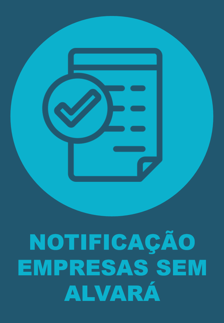 NOTIFICAÇÃO EMPRESAS SEM ALVARÁ