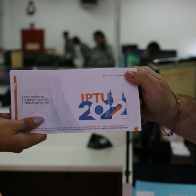Carnê do IPTU está disponível para impressão no site da Prefeitura