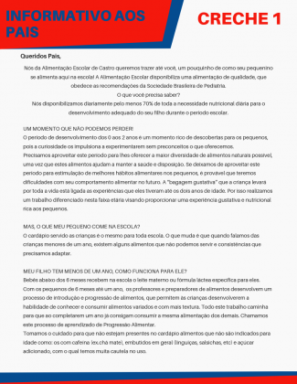 INFORMATIVO AOS PAIS - PÁG 1